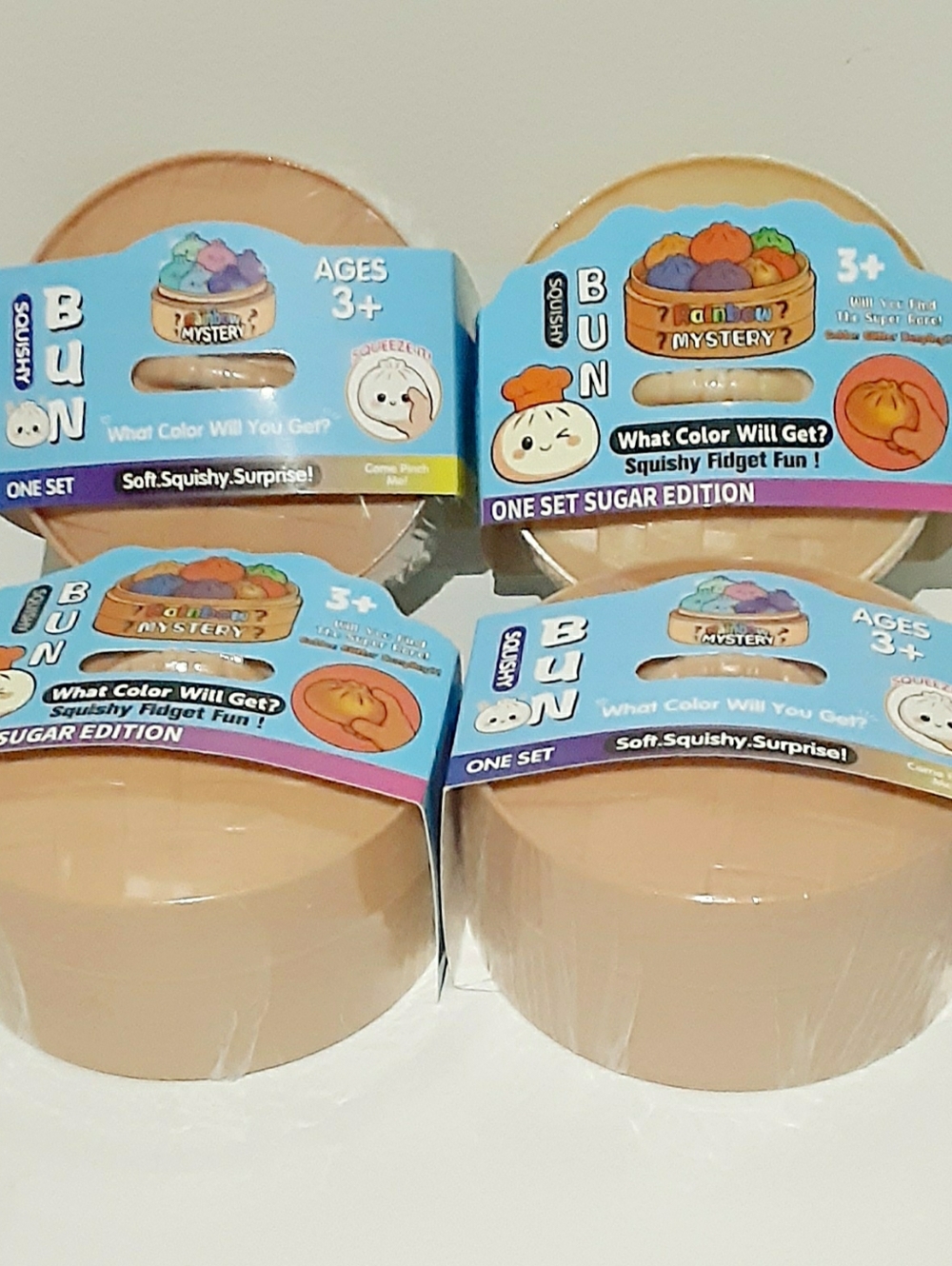 Dumpling Mystery Rainbow Squishy Bun - Beige Which Color Will You Get? - Picture 2 of 5